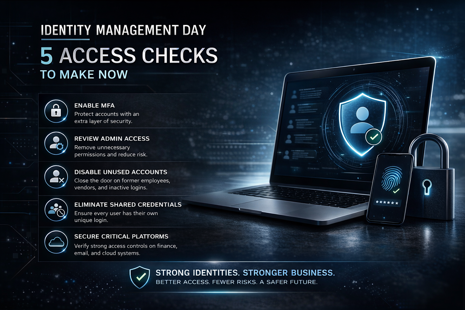 Featured image for “Identity Management Day + 5 Access Checks to Make Now”